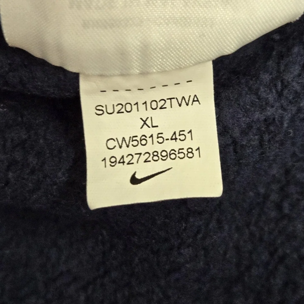 Nike SB Men Hoodie XL Navy Blue Graphic Fleece Nike SB  Activewear Logo